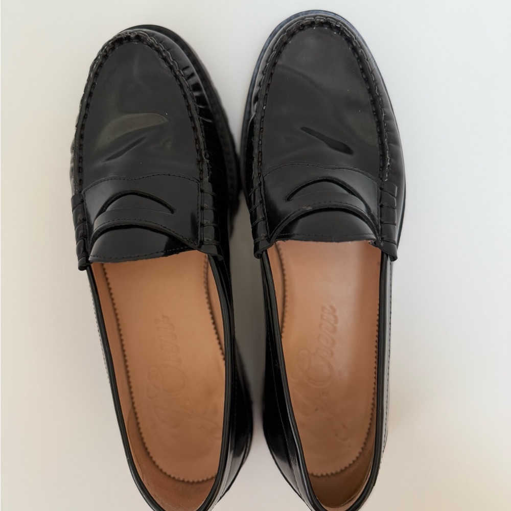 Black Leather Loafers - Picture 2 of 5